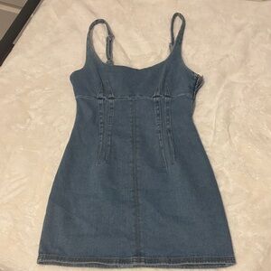 Urban Outfitters Blue Denim Mini Dress